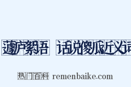 蘧庐絮语·话说傻瓜近义词是什么意思的图片